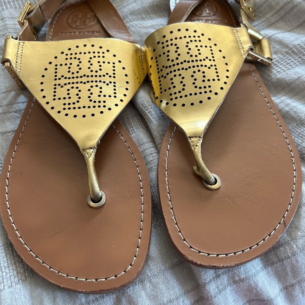 Tory Burch Leather Sandals size 8